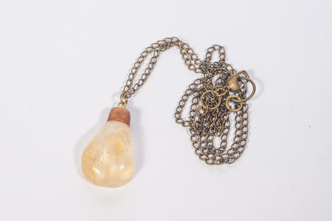 CITRINE Small (Crystal + Wood)