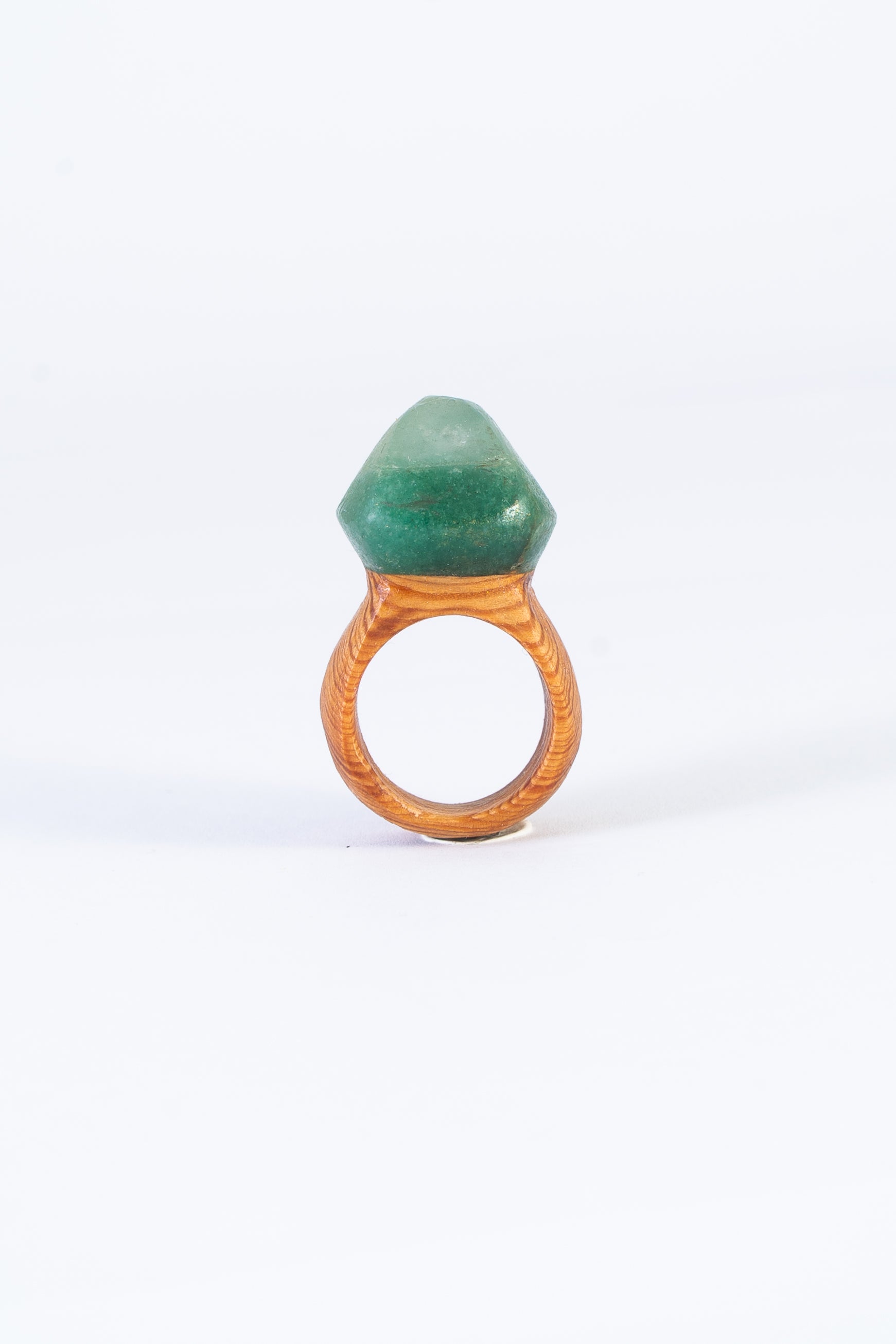 AVENTURINE and CRYSTAL QUARTZ RING