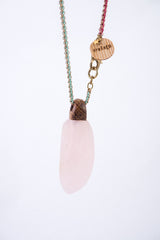 CRYSTAL & WOOD pendant