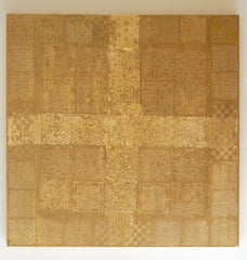 GOLDY GRID CROSS - <b><span class="sold">SOLD</span></b>