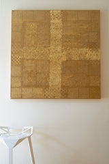 GOLDY GRID CROSS - <b><span class="sold">SOLD</span></b>