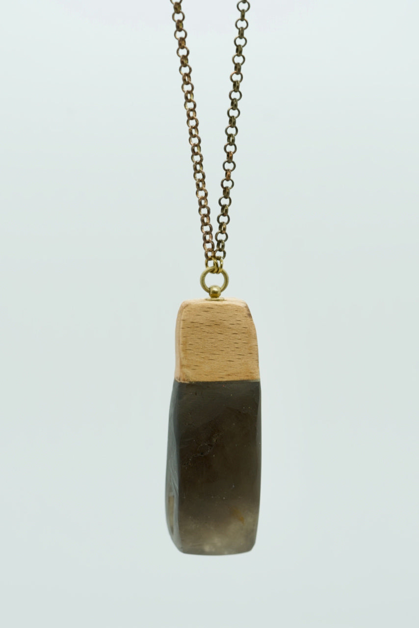 Smoky Quartz pendant medium