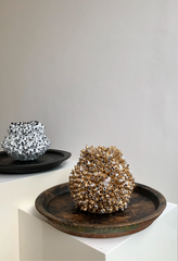 Gold Seashell Vase (Medium)