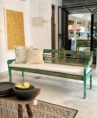 Green Decorative Bench