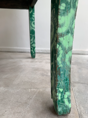 Green Decorative Bench
