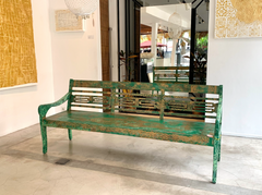 Green Decorative Bench