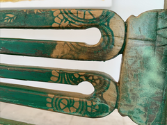 Green Decorative Bench