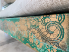 Green Decorative Bench
