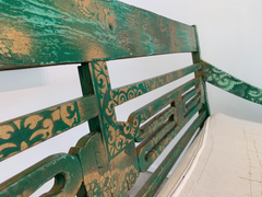 Green Decorative Bench
